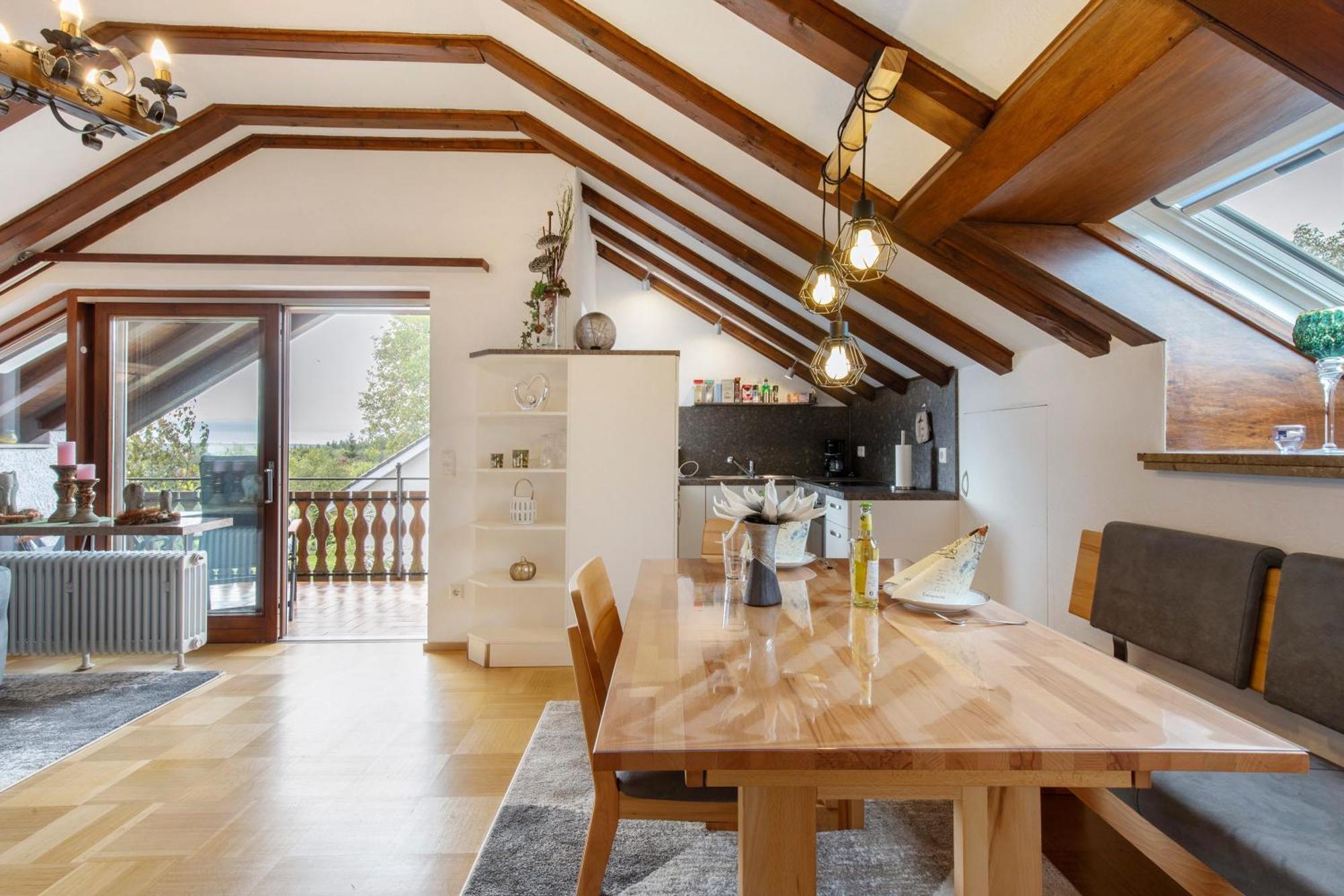 Ferienwohnung Fernsicht Zwiefalten エクステリア 写真